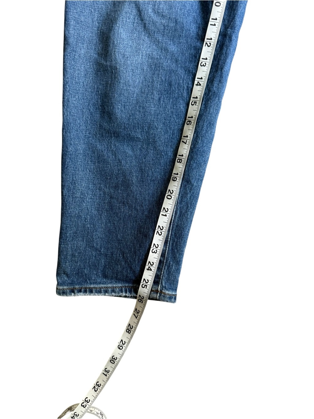 Madewell Balloon Jeans Size 25 High Waisted Relaxed Straight Leg Medium Wash ✨ - Picture 7 of 9